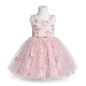 Pink Floral Frock